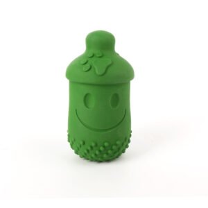 Green Milk Bottle Shaped Dog Chew Toy